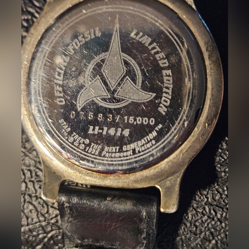 Limited Edition Fossil Star Trek Next Gen 1995 Watch - Picture 7 of 8